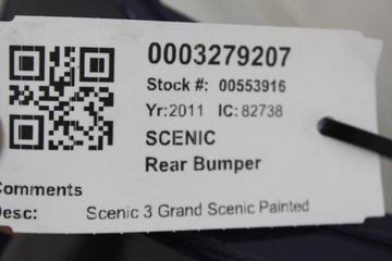 фото thumb №13, Renault grand scenic iii 09r- бампер зад задний