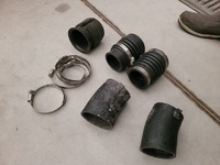 фото thumb №1, Nissan gtr r35 труба впускной воздуха do двигателя воздухозаборник впуск направляющая