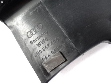 фото thumb №11, Audi s8 a8 4h0 d4 09-17 рамка планка ролета солнцезащитная дверь зад qbc