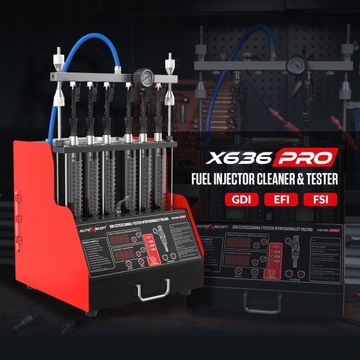 ТЕСТЕР ЧИСТКИ ИНЖЕКТОРА GDI X636Pro