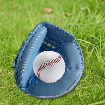 Перчатки Baseball Catcher ПУ с бейсбольным мячом Синие