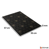 фото thumb №14, Мат шумоизоляционная бутиловая bez алюминий 3 mm 57 x 35 cm na пол w aucie