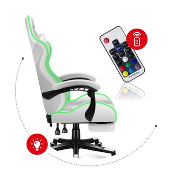 Игровое кресло HUZARO Force 4.7 White RGB