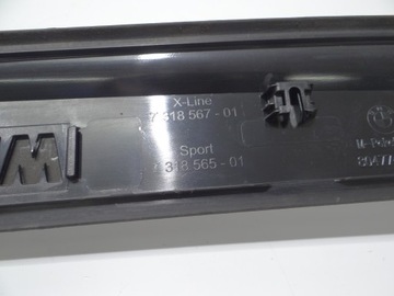 фото thumb №7, Планки накладки порогові bmw x1 e84 комплект x-line 13650959