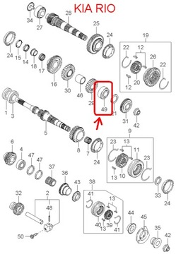 фото thumb №6, Подшипник вал biernego kia rio sephia shuma 96-04