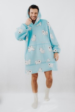 СВИТШОТ-ОДЕЯЛО Samoyed Comfy Moment Oversize 2в1 Польша