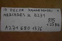 фото thumb №4, Idealny декор рамка консолі mercedes sl r231 1