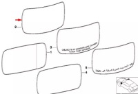 фото thumb №7, Bmw 1 e81 стекло зеркало передней левого 51167252893 oem