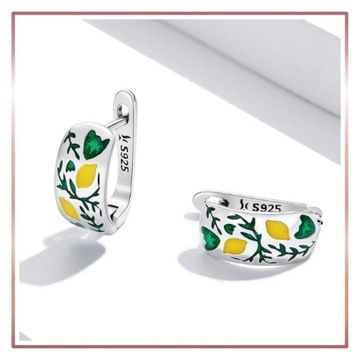 Серебряные серьги LEMON BRANCH S925 LEMON