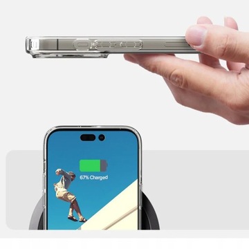 Чехол для iPhone 14 Pro, стеклянный корпус Spigen