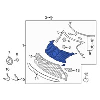 фото thumb №1, Org!! решітка впуск решітка радіатора решітка радіатора lexus rc 2015-