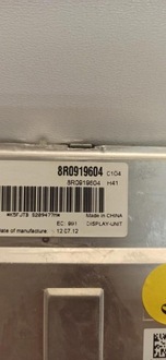 фото thumb №5, Audi a5 8t дисплей экран mmi 8r0919604