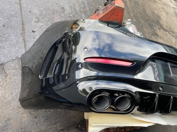 фото thumb №6, Mercedes cls w257 amg бампер зад 6xpdc комплектный цвет 197