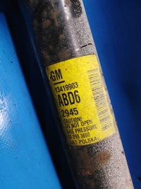 фото thumb №3, Амортизатор правые зад opel zafira c 1.4t