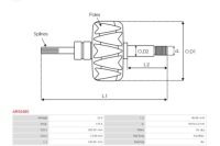 Wirniki генератора as-pl Доставка, фото thumb