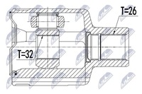 фото thumb №4, Шарнір внутрішній chevrolet epica 04- /правий/