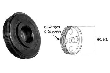 фото thumb №9, Sasic 2154020 колесо пасове, wał колінчастий