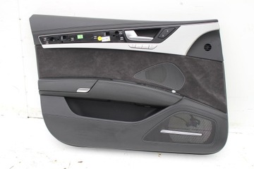 фото thumb №5, Audi a8 довгий боковина двері обшивки 4h d4 4h1867103 дверні оббивка чорні