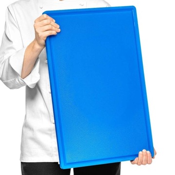 DESKA DO KROJENIA HACCP NIEBIESKA 60X40 CM FORGAST FG12614