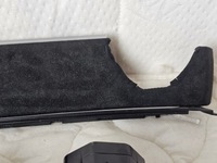 фото thumb №8, Dekor планка захист консолі mercedes a w177 w118 решітка повітропровід led замша