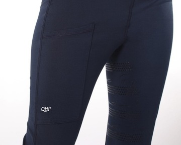 Молодежные леггинсы QHP Eden FullGrip темно-синие 128