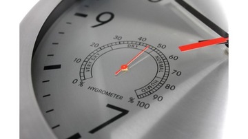 MERCEDES Алюминиевые настенные часы серебро OE