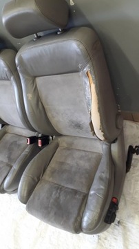 фото thumb №13, Сиденья диван recaro полукожа алькантара vw passat b5 рестайлинг европа антрацит