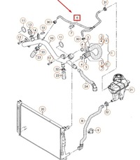 фото thumb №10, Wąż рідина охолоджуючий двигуна audi a6 c6 4f0121107ag oem