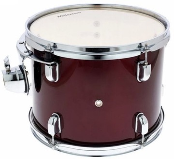 12x9 Focus Tom Tom Red в цвете Poplar Chrome Millenium