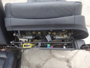 фото thumb №8, Комплект сидений сиденья диван зад чёрная кожа подогрев bmw x5 e70 европа