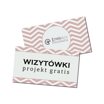 Wizytówki jednostronne 250 szt. 90x50mm 350g PROJEKT W CENIE