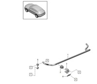фото thumb №1, З'єднувач стабілізатора заднього porsche macan 2.0 r4 95b505465
