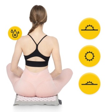 АКУПРЕСУРНЫЙ КОВРИК С МАССАЖНЫМИ СПИНАМИ HEALTH ECO SET 4FIZJO SPINS