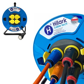 Резиновый удлинитель, 3х2,5 10м, катушка, H05RR-F OW
