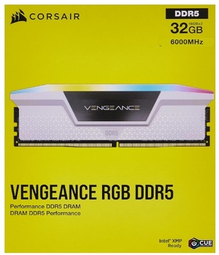 Оперативная память Corsair Vengeance RGB, DDR5, 32 ГБ, 6000 МГц, CL36