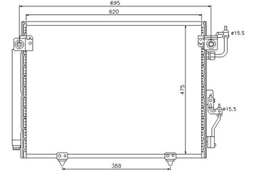 фото thumb №12, Радіаторів кондиціонера з осушувач nissens 94864 mn123332