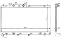 фото thumb №3, Радіатор wody subaru legacy iv/outback 04