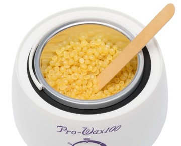 PODGRZEWACZ WOSKU + TWARDY WOSK 400g + 100 PATYCZKÓW