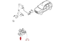 фото thumb №12, Замок крышки зад dacia duster i logan оригинальный renault dacia