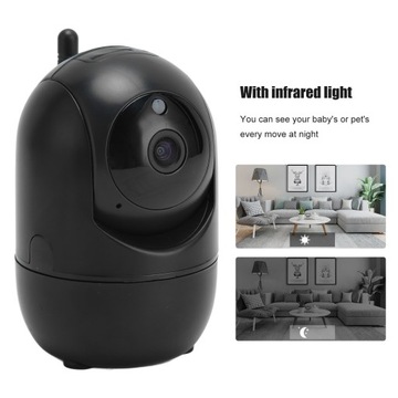 Внутренняя камера видеонаблюдения 2,4 ГГц Wi-Fi HD 1080p наблюдение с обнаружением