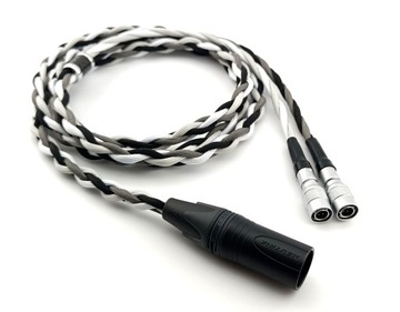 Ręcznie wykonany zbalansowany kabel XLR4 PIN do Mr SPEAKERS / DAN CLARK