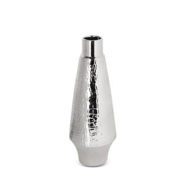 ERNA SREBRNY WAZON Z DOLOMITU 14x39 cm EUROFIRANY