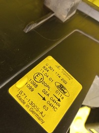 фото thumb №6, Ford mondeo лампа фара правый перед 0301174202