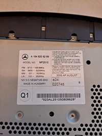 фото thumb №8, Радіо заводський mercedes ml w164 a1648209289
