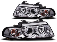 Фонари audi a4 b5 95-98r angel eyes кольца led sonar хром Оригинал, фото thumb
