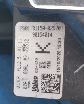 фото thumb №12, Toyota corolla corola e210 лампа передняя левая led