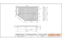 фото thumb №1, Drive+ фильтр воздуха honda 2.0b 07-12 cr-v i ii