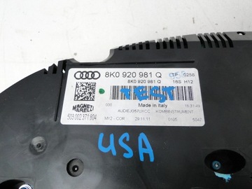 фото thumb №5, Спидометр манометр 8k0 8k0920981q audi s4 b8
