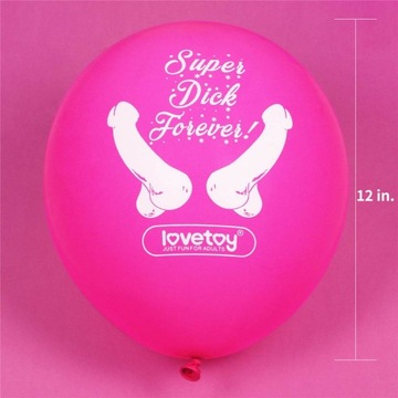Разноцветные воздушные шары Super Dick Forever