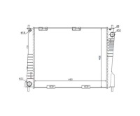 Купить Радиатор renault modus 04- 8200468931 605508-2, фото thumb